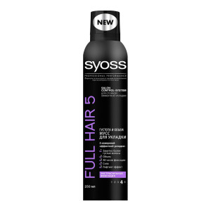 Мусс для волос Syoss Full Hair 5 Экстрасильная фиксация 400мл