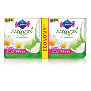 Прокладки гигиенические Libresse Natural Care  Ultra Normal 20 шт