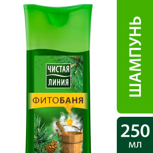 Шампунь для волос Чистая линия ФИТОбаня для всех типов волос 250 мл - 1