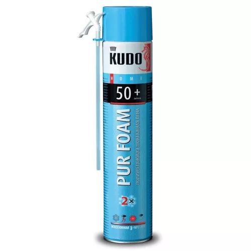 Пена монтажная Kudo Home 50+ бытовая всесезонная 1000 мл – 1