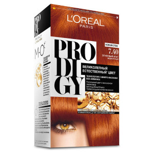 L'Oreal Paris Краска для волос "Prodigy" без аммиака, оттенок 7.40, Огненный агат - 1