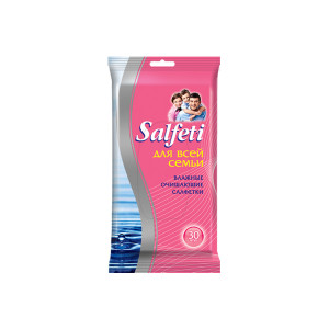 Салфетки влажные Salfeti Family 30шт