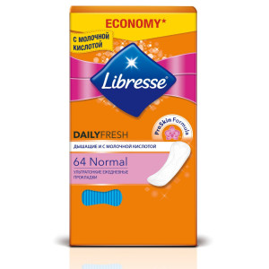 Прокладки ежедневные Libresse Daily Fresh Normal 64шт