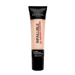 Тональный крем L`Oreal Paris Infaillible Стойкий матирующий 24 часа матовое покрытие тон №13 Розово-бежевый 35 мл - 1