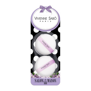 Набор спонжей для макияжа Vivienne Sabo Salon A Maison велюровые 2шт