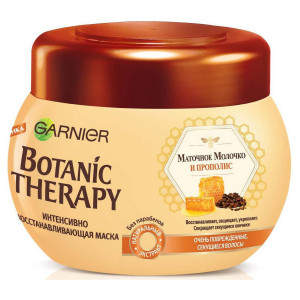 Маска для волос Garnier Botanic Therapy Прополис и маточное молоко для очень поврежденных и секущихся волос 300 мл - 1