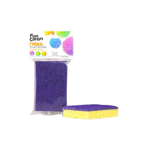 Губка для посуды Fun Clean XL целлюлоза 1шт