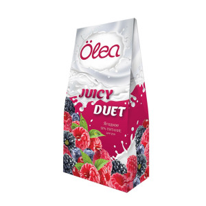 Подарочный набор Olea Juicy Duet скраб для рук Ягодный туба 75мл и крем для рук Питательный ягодный туба 75мл