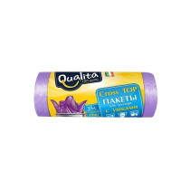 Пакеты для мусора Qualita с ушками 35л 30шт