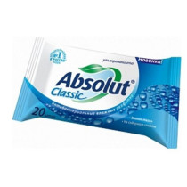 Салфетки влажные Absolut Classic Антибактериальные ультразащита 20 шт