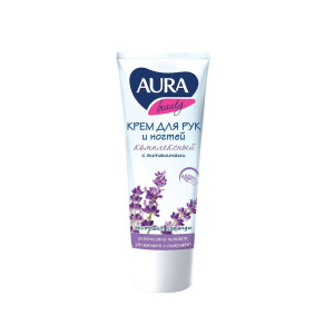 Крем  для рук и ногтей Aura Beauty  Комплексный витамин и экстракт лаванды 75мл
