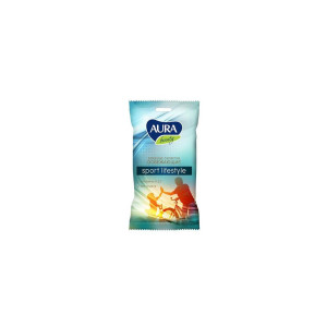 Салфетки влажные Aura Beauty sport lifestyle освежающие  15шт