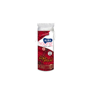 Ватные диски Aura Young 80шт