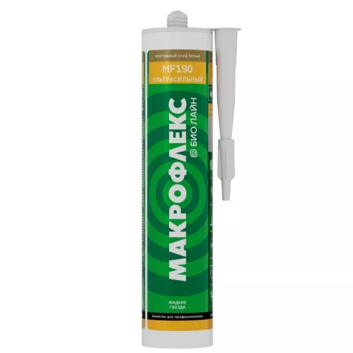 Жидкие гвозди Makroflex Bio Line MF190 Ультрасильный белый 400 гр – 1