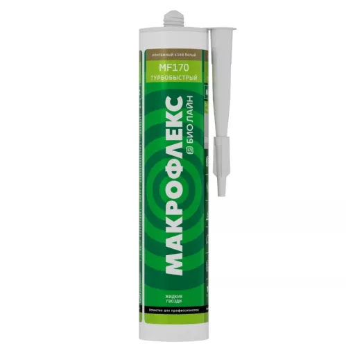 Жидкие гвозди Makroflex Bio Line MF170 Турбобыстрый белый 400 гр – 1