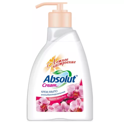 Мыло жидкое Absolut Cream Антибактериальное Дикая орхидея 250 гр – 1