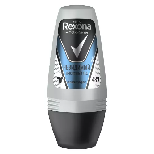 Дезодорант-антиперспирант шариковый Rexona Men Прозрачный лед Невидимый 50 мл – 3