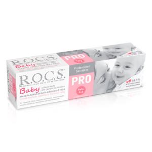 Зубная паста Rocs Pro Baby Минеральная защита и нежный уход 0-3лет 45гр