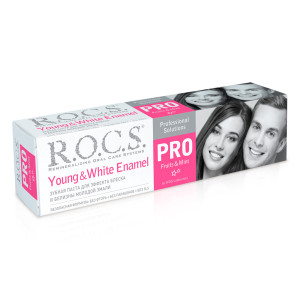 Зубная паста  Rocs Pro Young & white enamel 135гр