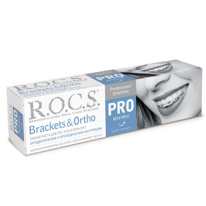 Зубная паста  Rocs Pro Brackets & ortho 135гр