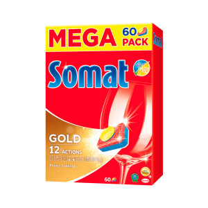 Средство для посудомоечной машины Somat Gold таблетки 60шт Акция