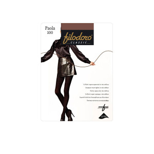 Колготки Filodоro Paola 100den 3 Nero (плотные,с микрофиброй)