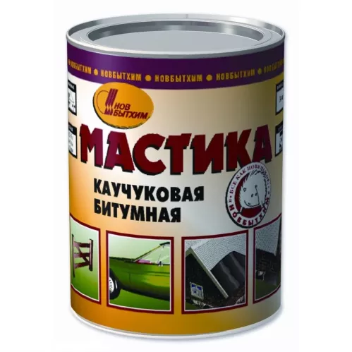 Мастика Новбытхим Спрут каучуковая битумная 1 л – 1