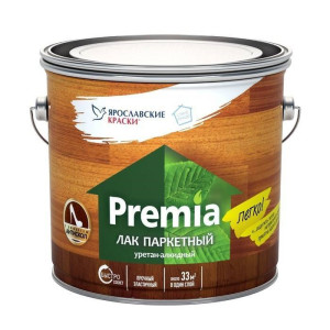 Лак паркетный Premia глянцевый 0.9 л