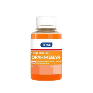 Колер Текс колер-паста универсальная №2 оранжевая 0.1 л