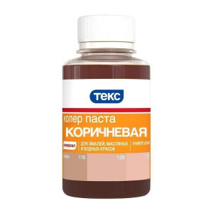 Колер Текс Универсал колер-паста №13 коричневая 0.1 л