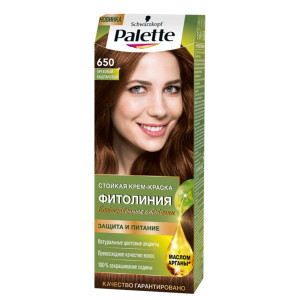 Краска для волос Palette Фитолиния №650 Ореховый каштан 50мл