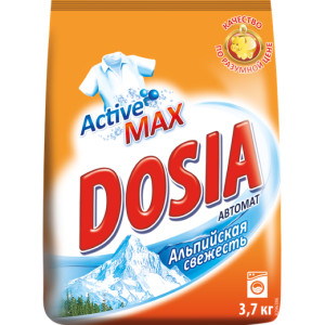 Стиральный порошок Dosia Active 3 Альпийская свежесть 3.7 кг