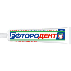 Зубная паста Фтородент (пластиковая туба) 100г