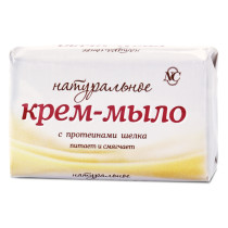 Крем-мыло туалетное Невская косметика Натуральное с протеинами шёлка 90 гр