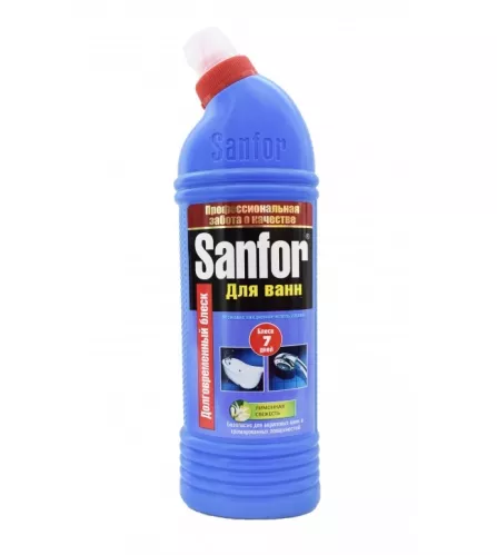 Чистящее средство Sanfor Антиналет для ванн и раковин 750 мл – 2