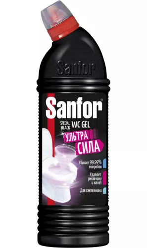 Чистящее средство Sanfor Special Black гель для сантехники 750 мл – 1