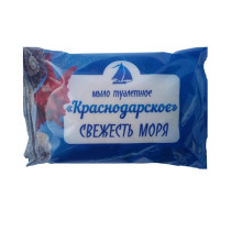 Мыло туалетное Краснодарское Свежесть моря в упаковке 90г