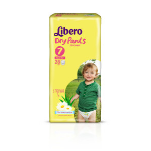 Трусики Libero Dry Pants Extra Large Plus 16-26кг 28шт (эконом)