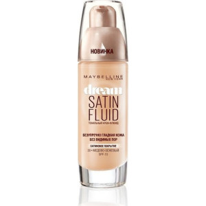 Тональный крем-флюид Maybelline New York Dream Satin Fluid не забивает поры оттенок 30 Медово-бежевый 30 мл - 1