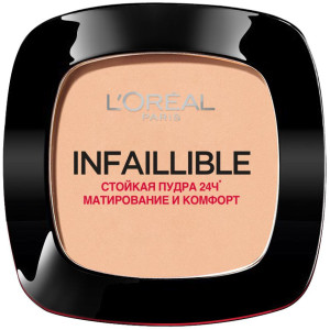 Пудра для лица L`Oreal Paris Infaillible Стойкая матирующая оттенок 60 Бежевый песочный 9 гр - 1