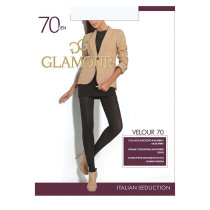 Колготки Glamour Velour 70 Den цвет Nero размер 2