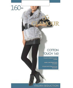 GLAMOUR Cotton Touch 160den 2 Nero