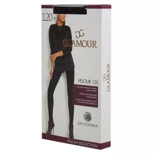 Колготки Glamour Velour 120 Den цвет Nero размер 4 – 1