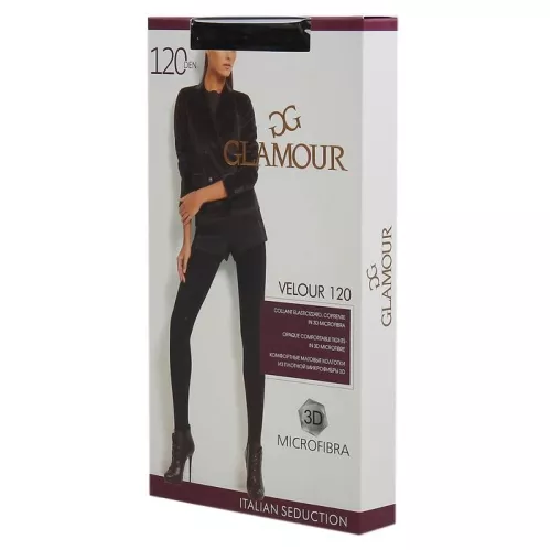 Колготки Glamour Velour 120 Den цвет Nero размер 3 – 1