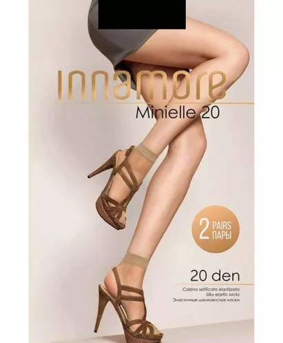 Носки Innamore Minielle lycra 20den Nero (2 пары) – 1