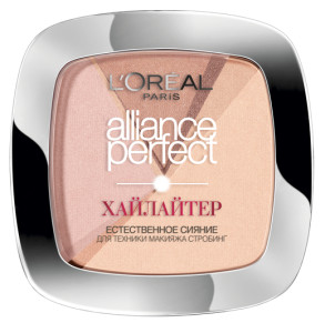 Хайлайтер L`Oreal Paris Alliance Perfect Пудровый придающий сияние оттенок 202N Розовый 9 мл - 1