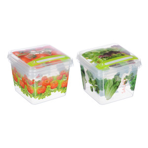 "Браво" Комплект емкостей для продуктов 0,45+0,75л
