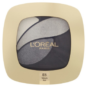 Тени для век L`Oreal Paris Color Riche Квадро оттенок E5 Маленькое черное платье 4.5 г - 1