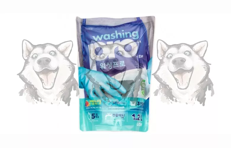 Средство для мытья посуды Lion Korea Washing pro мягкая упаковка 1.2 л – 1