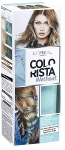 L'Oreal Paris Смываемый красящий бальзам для волос "Colorista Washout", оттенок Голубые Волосы, 80 мл - 1